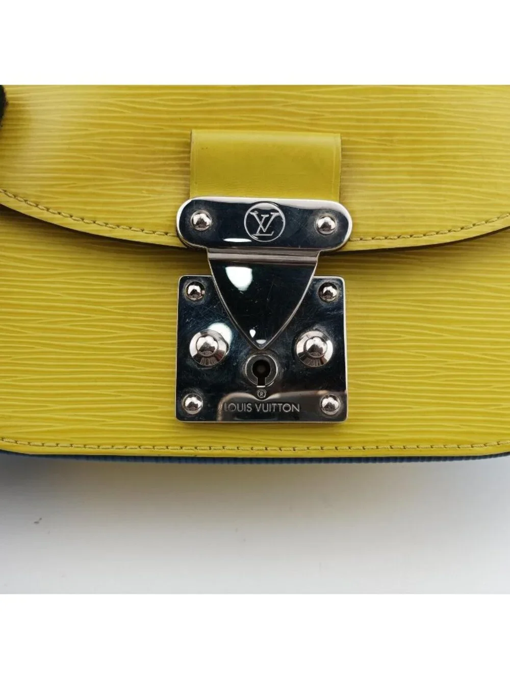★SOLD★ Louis Vuitton Eden PM Yellow Blue Epi Messenger Bag - Picture 12 of 15